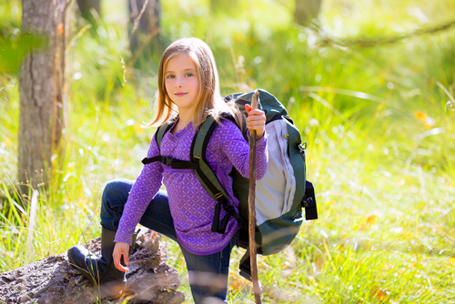 hiking girl